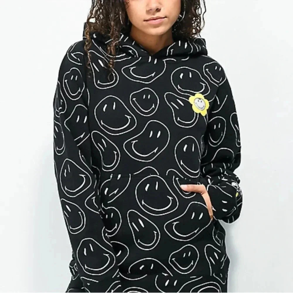 By Sami Ryan X Smiley Universe Black Hoodie